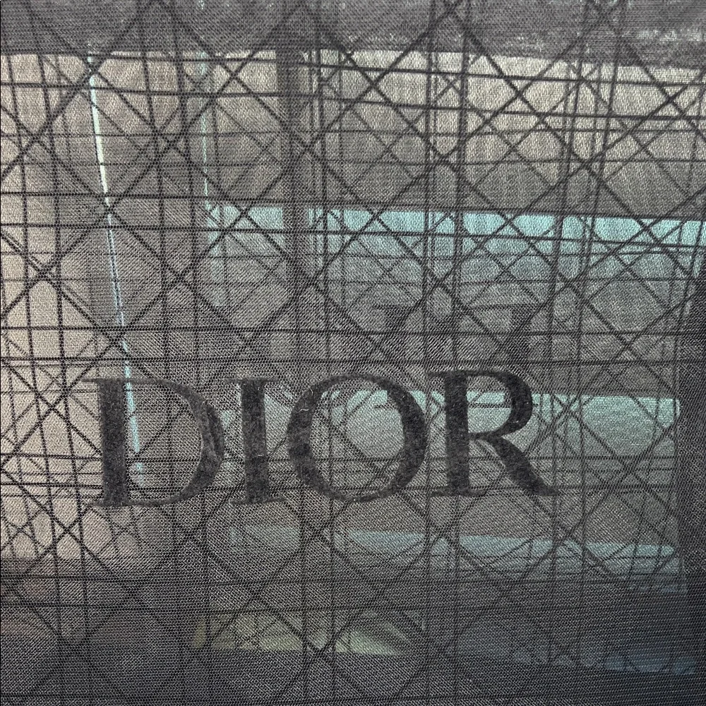 Dior Limited Edition Beauty Black Mesh Tote Bag NWOT - Picture 16 of 17